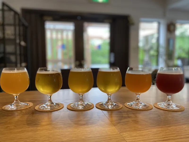 葉山のローカルブルワリーで醸造する様々なクラフトビールから4種類