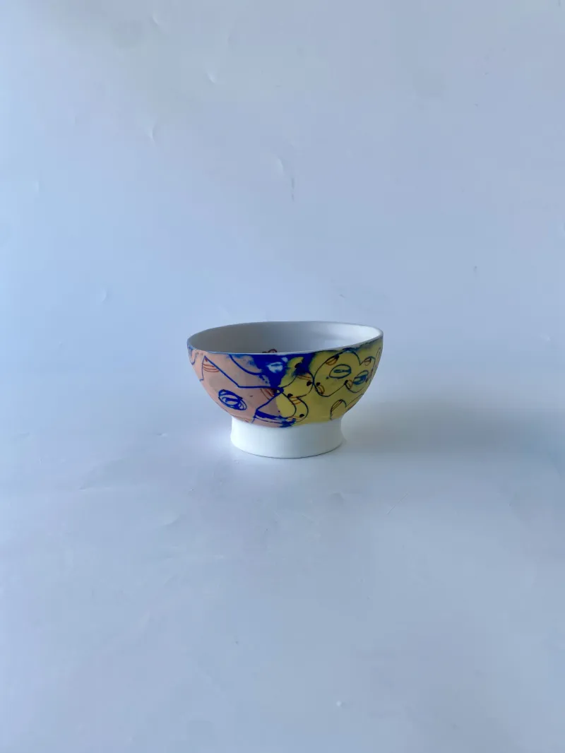 色絵茶碗