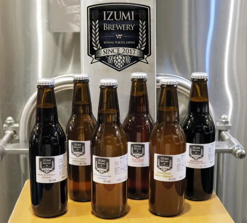 BEER CELLAR TOKYO店内では立ち飲みスタイルでお楽しみいただけるほか、瓶や缶の販売もございます。