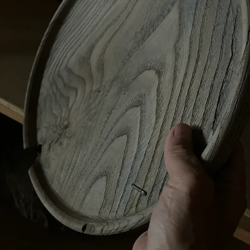 栗の丸盆