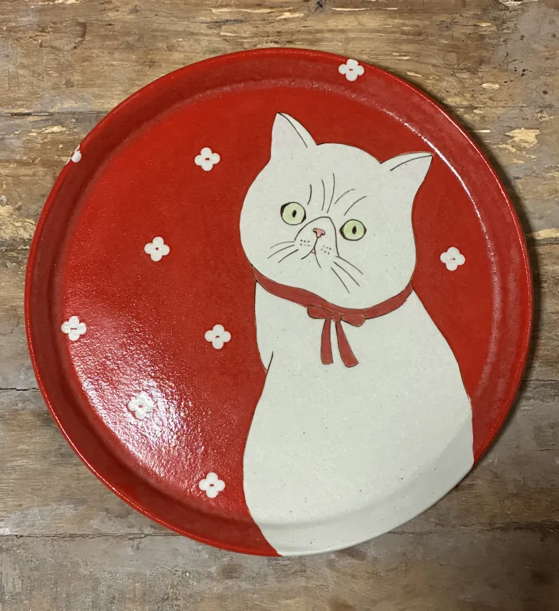 モーフちゃんの丸皿